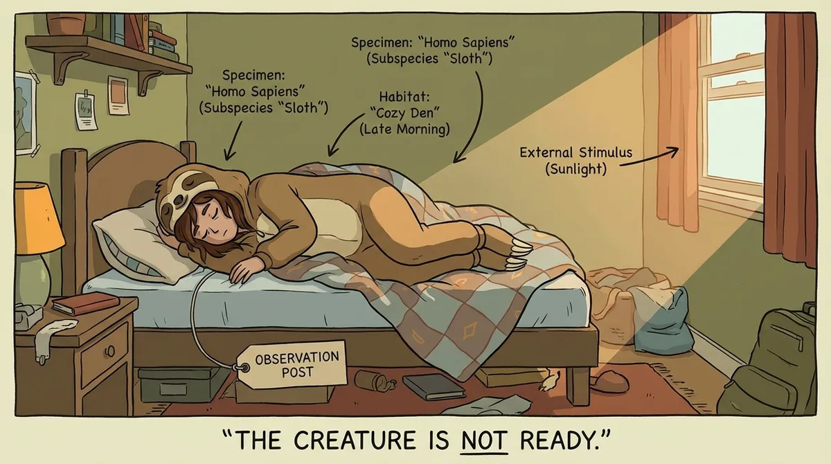 Not Ready To Get Up In The Morning