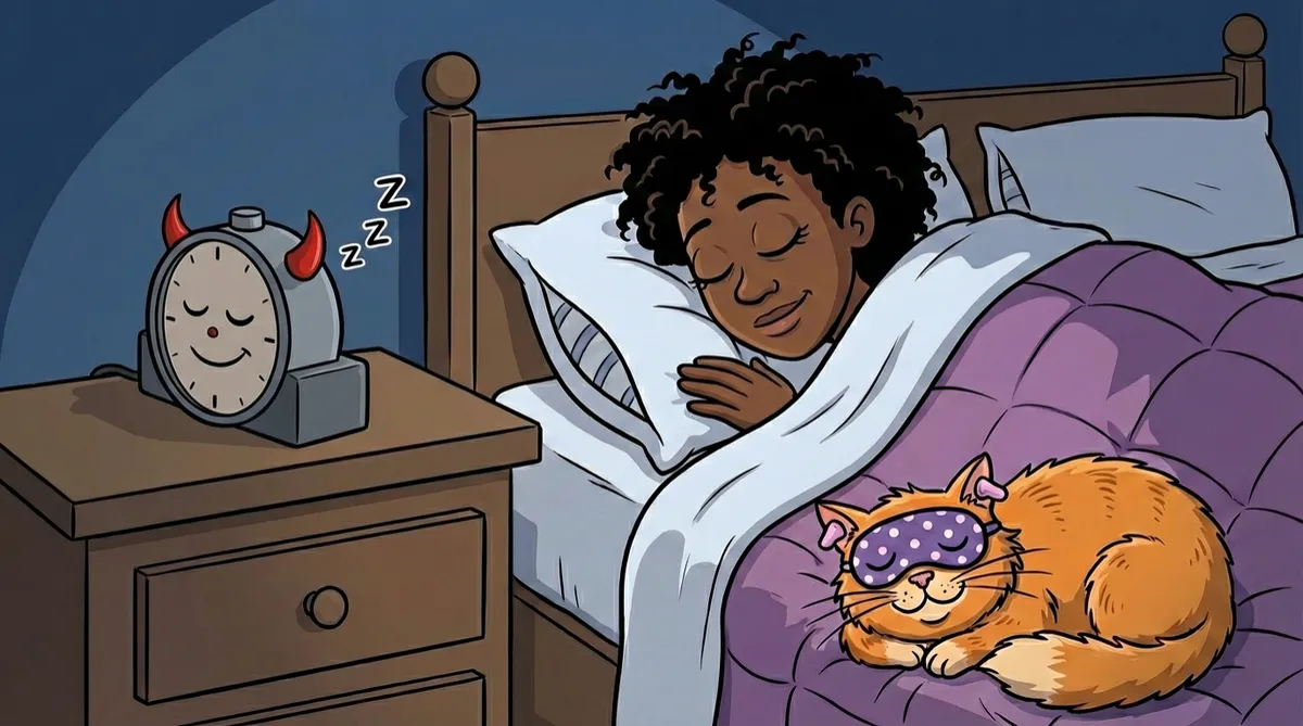 Clock Facing Away Now Can Sleep