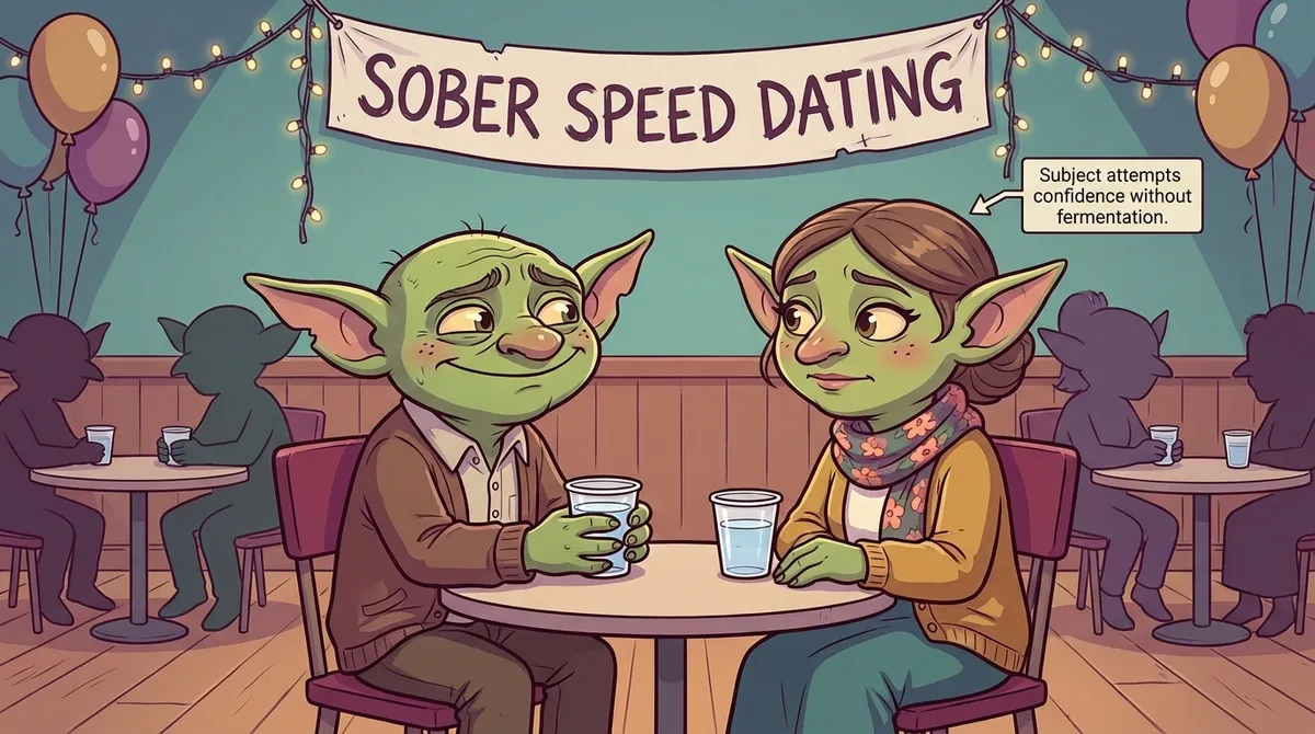 Sober Speed Dating Wine Goblins